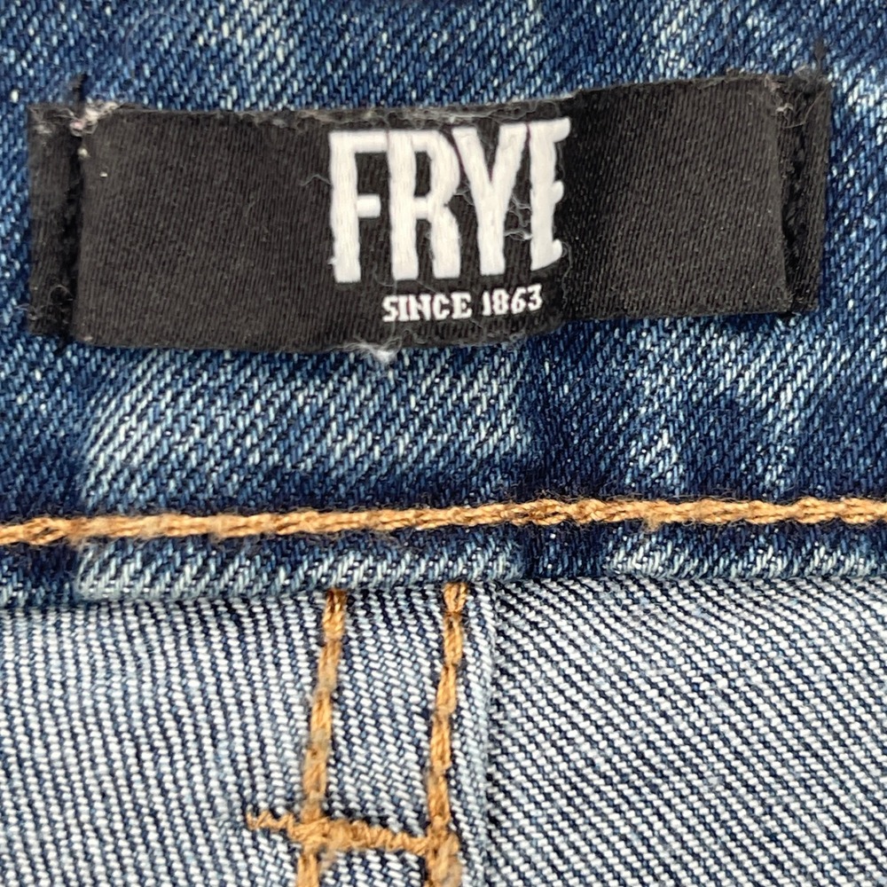 Frye Womens Jeans Size 4/27 Blue Denim High Rise Straight Leg Casual - Picture 5 of 10